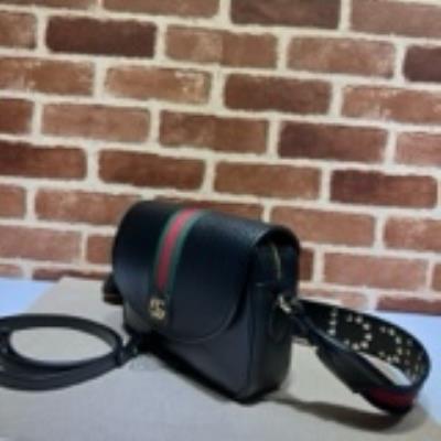wholesale quality gucci ophidia shoulder bags 722117 black leather